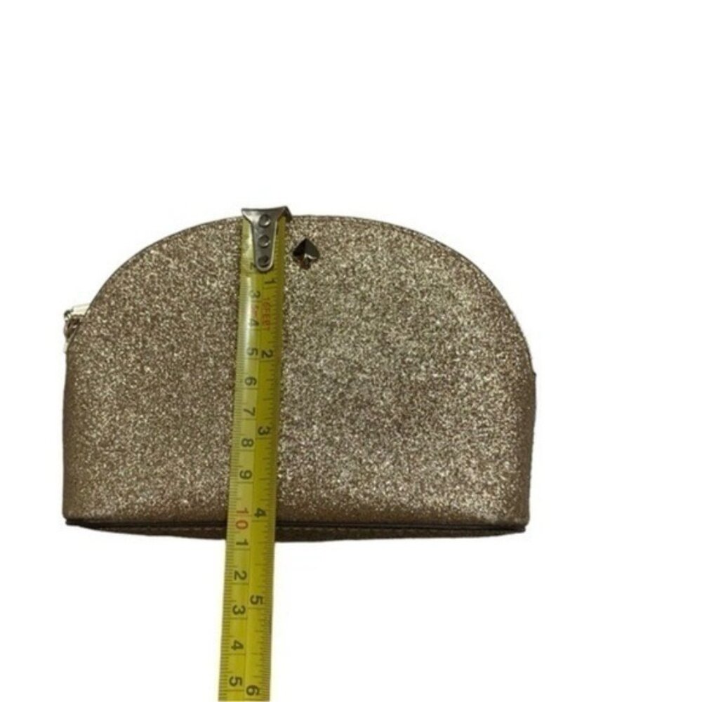 ๐ Kate Spade Gold Glitter Small Bag 6.5โ x 4.5โ - Picture 8 of 11